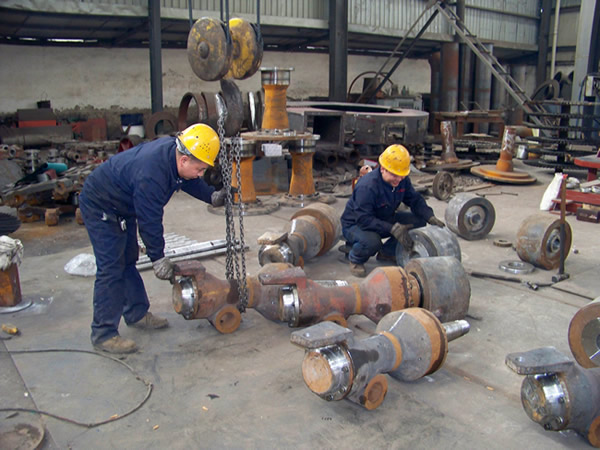 破碎機(jī)配件生產(chǎn)現(xiàn)場